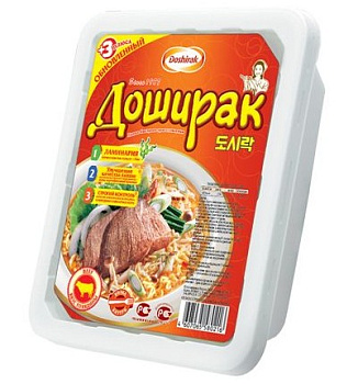 Лапша ДОШИРАК Говядина 90гр лоток