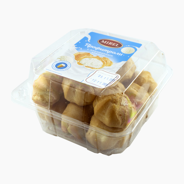 Профитроли МИРЕЛЬ с пломбирным кремом 180 гр