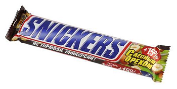 Батончик шоколадный СНИКЕРС Лесной орех 81гр