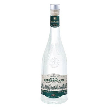 Водка ДЕРЕВЕНСКАЯ Кедровая 0,5л 40%
