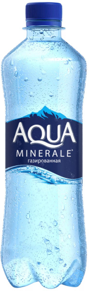 Вода АКВА МИНЕРАЛИ питьевая газированная 0,5 л ПЭТ