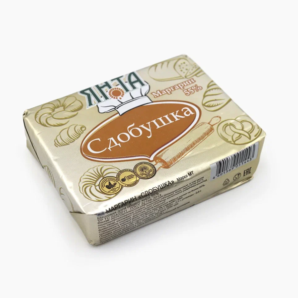 Маргарин ЯНТА Сдобушка 55% с змж 180гр