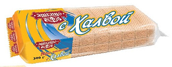 Вафли ЯШКИНО с халвой 300гр ЯВ168