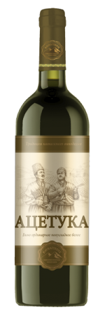 Вино КАВКАЗСКОЕ ПОБЕРЕЖЬЕ  ЧЕРНОГО МОРЯ Ацетука белое п/сл. 0,75л 12%