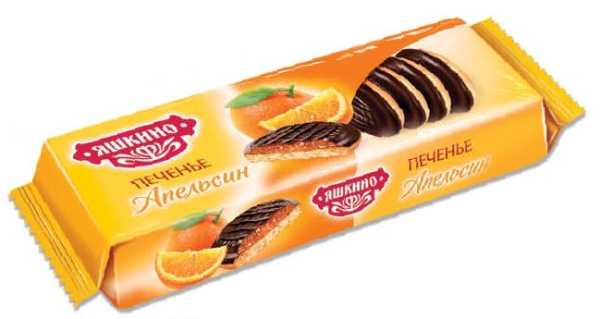 Печенье сдобное ЯШКИНО апельсин 137гр ЯП206