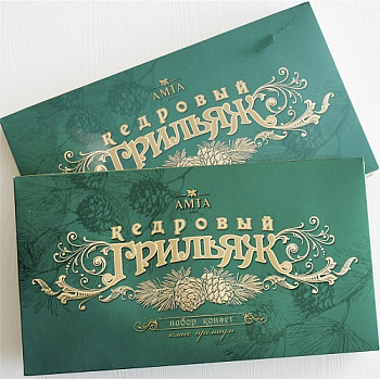 Грильяж кедровый АМТА 180 гр КОРОБКА