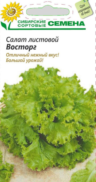 Семена Салат Восторг листовой ССС 0,5гр Р